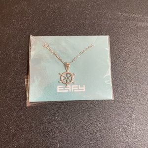 EFFY Ship Wheel 18” Necklace New